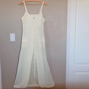 Top Moda Couture Ivory Long Dress only top closure